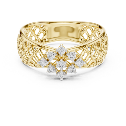 Mixed Shape Lab Grown Diamond Halo Ring