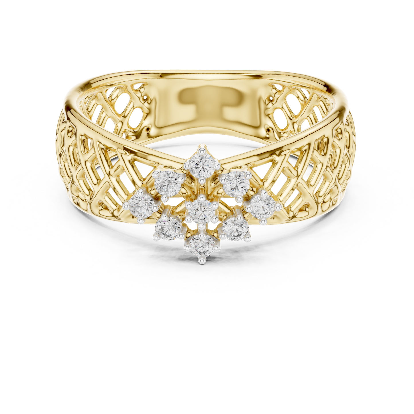 Mixed Shape Lab Grown Diamond Halo Ring