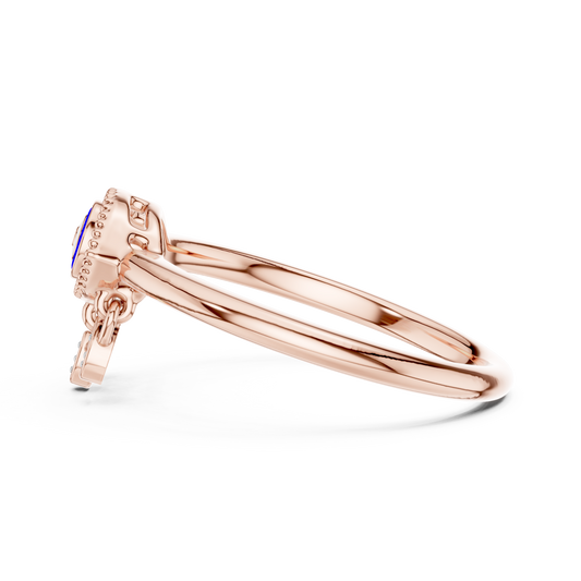 Mixed Shape Lab Grown Diamond Halo Ring