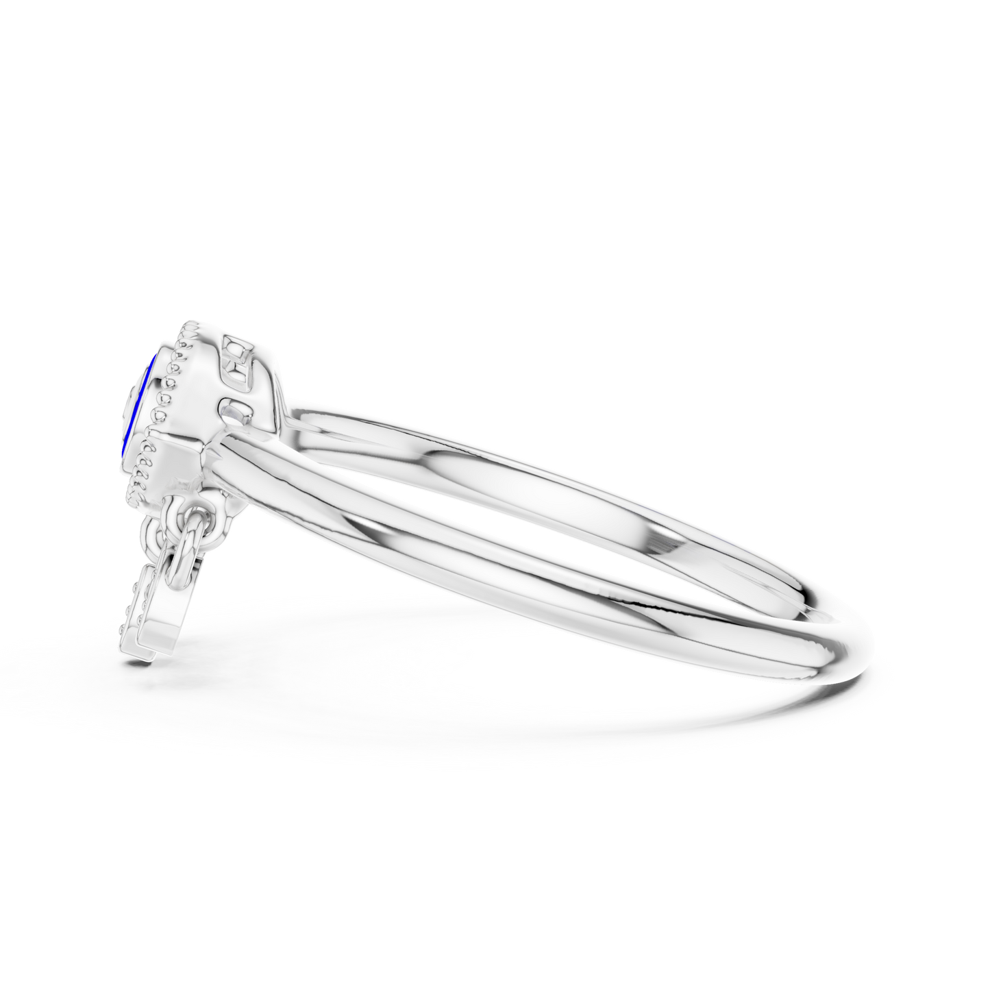 Mixed Shape Lab Grown Diamond Halo Ring