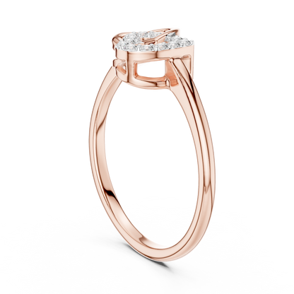 Mixed Shape Lab Grown Diamond Halo Ring
