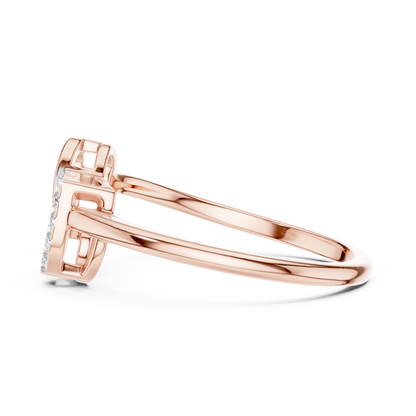 Mixed Shape Lab Grown Diamond Halo Ring