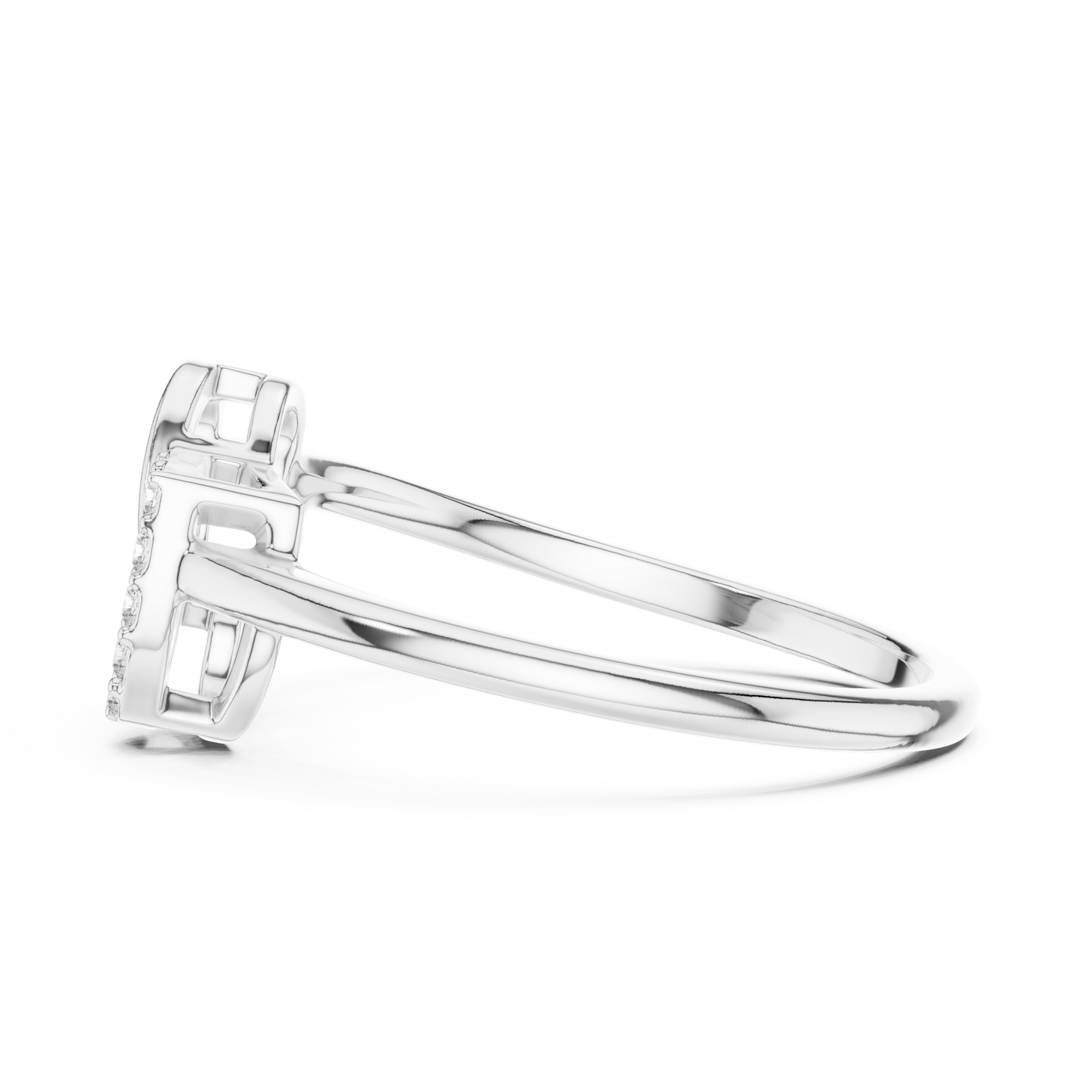 Mixed Shape Lab Grown Diamond Halo Ring