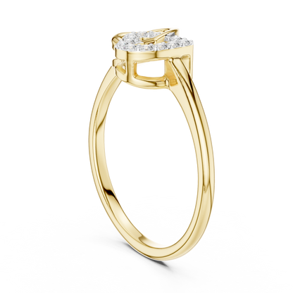 Mixed Shape Lab Grown Diamond Halo Ring