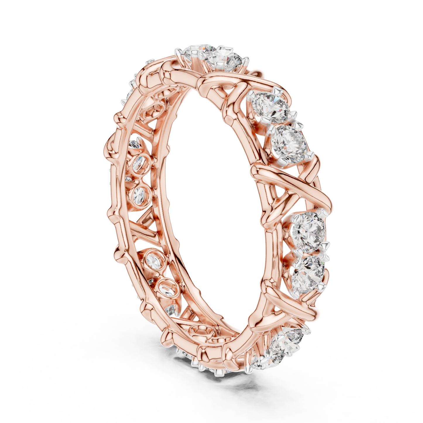 Mixed Shape Lab Grown Diamond Eternity Ring