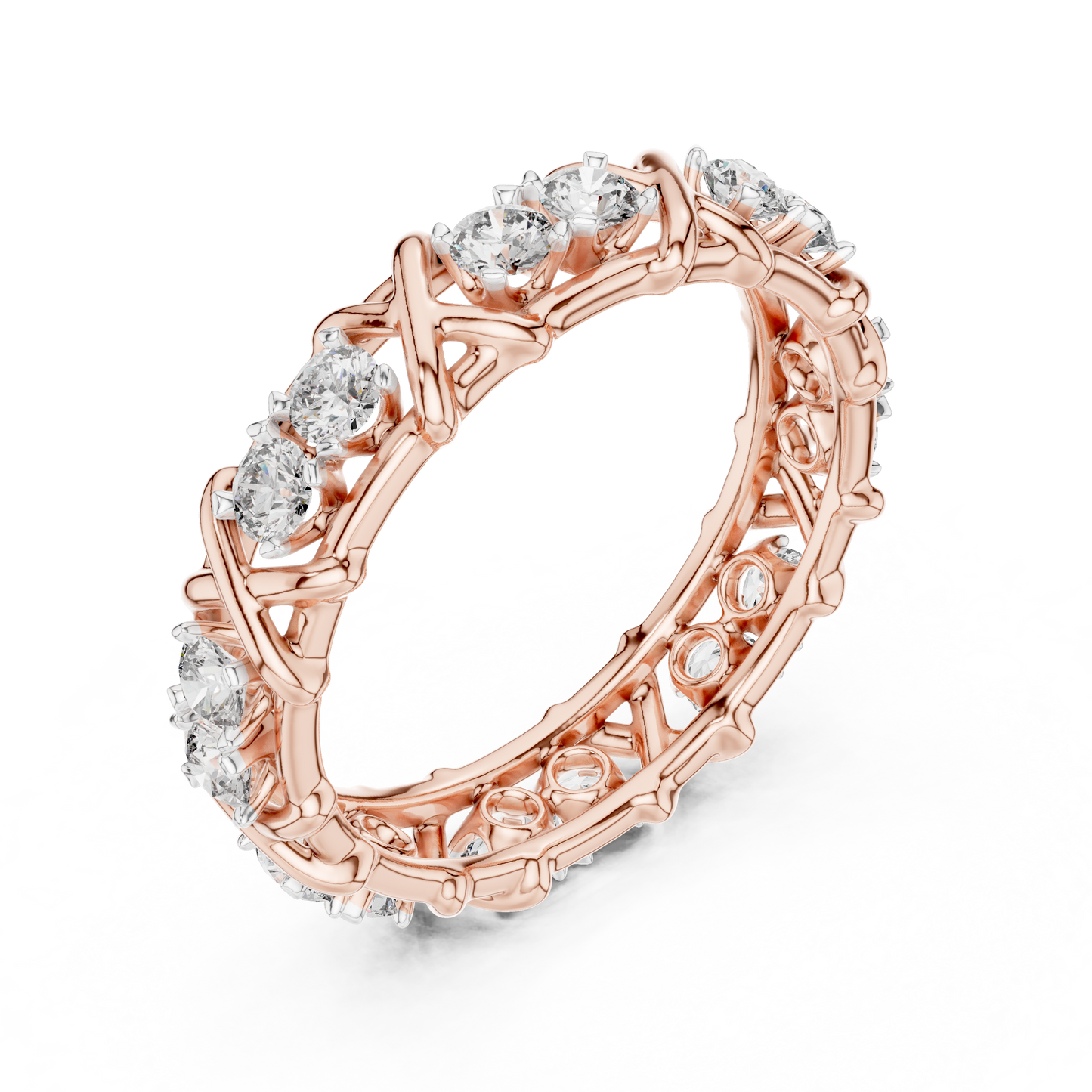 Mixed Shape Lab Grown Diamond Eternity Ring