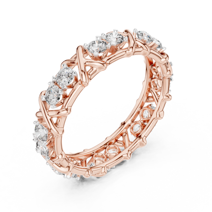 Mixed Shape Lab Grown Diamond Eternity Ring