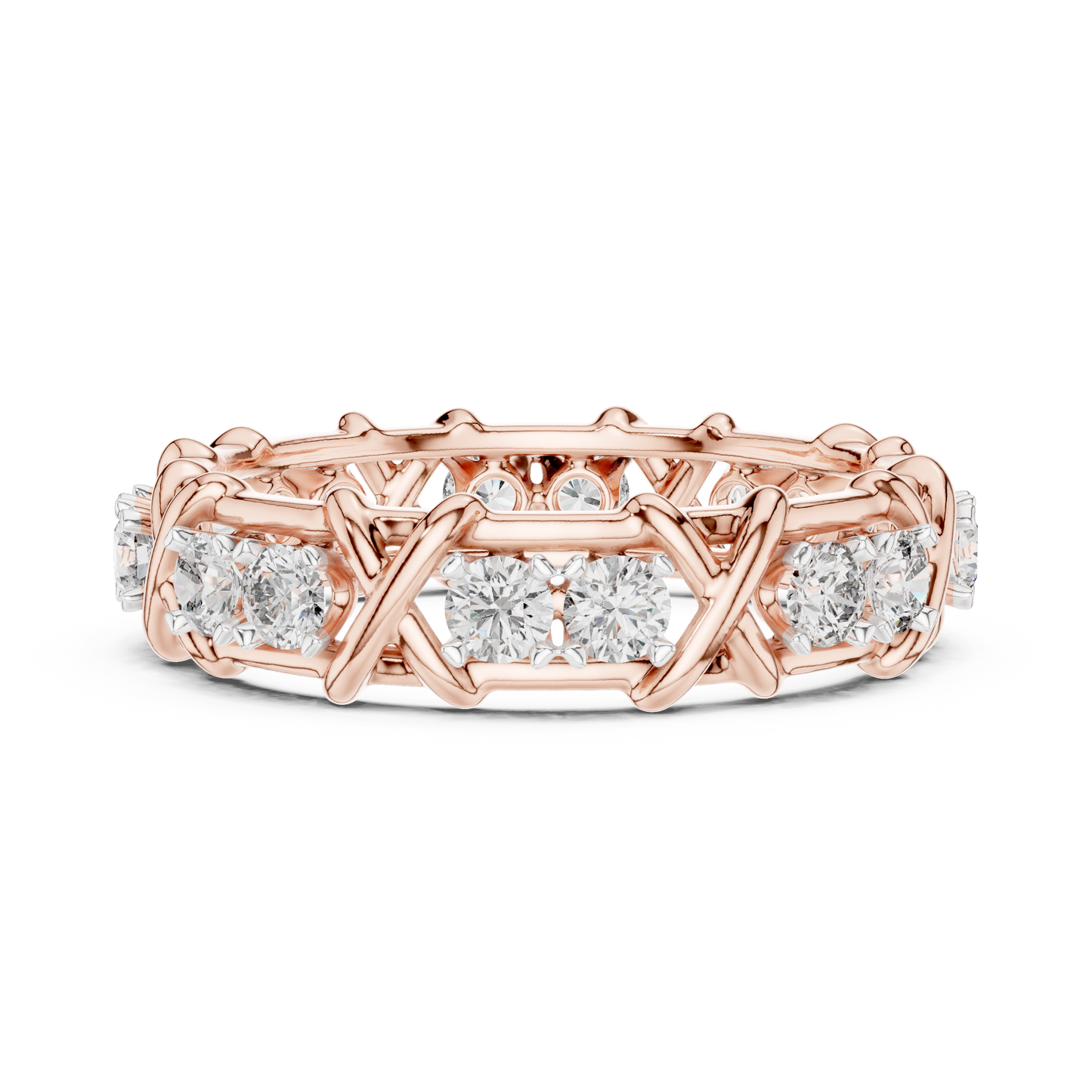 Mixed Shape Lab Grown Diamond Eternity Ring