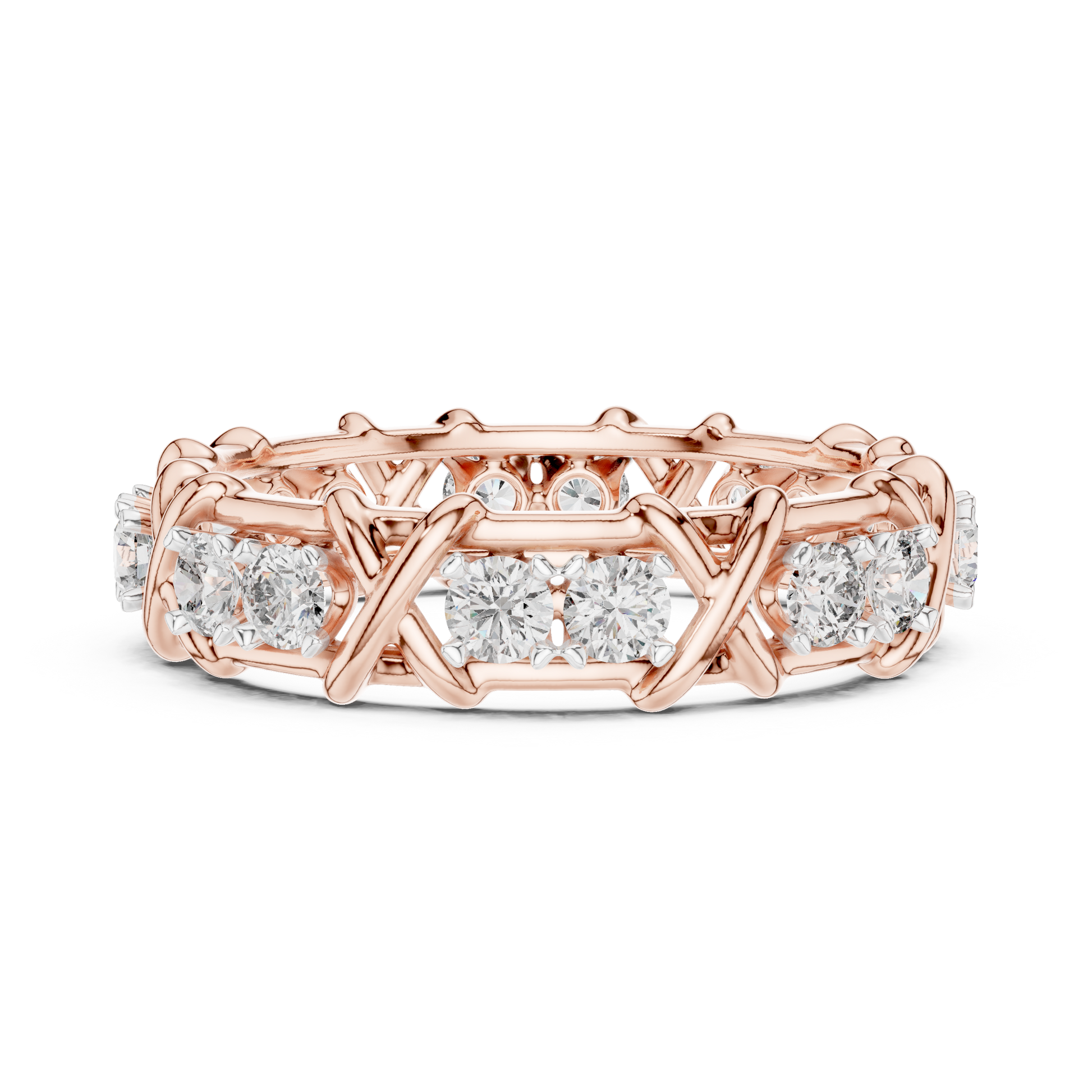 Mixed Shape Lab Grown Diamond Eternity Ring
