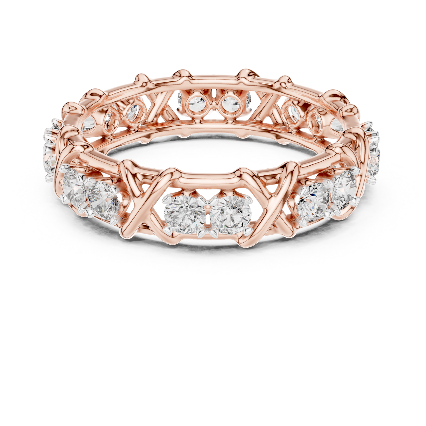 Mixed Shape Lab Grown Diamond Eternity Ring