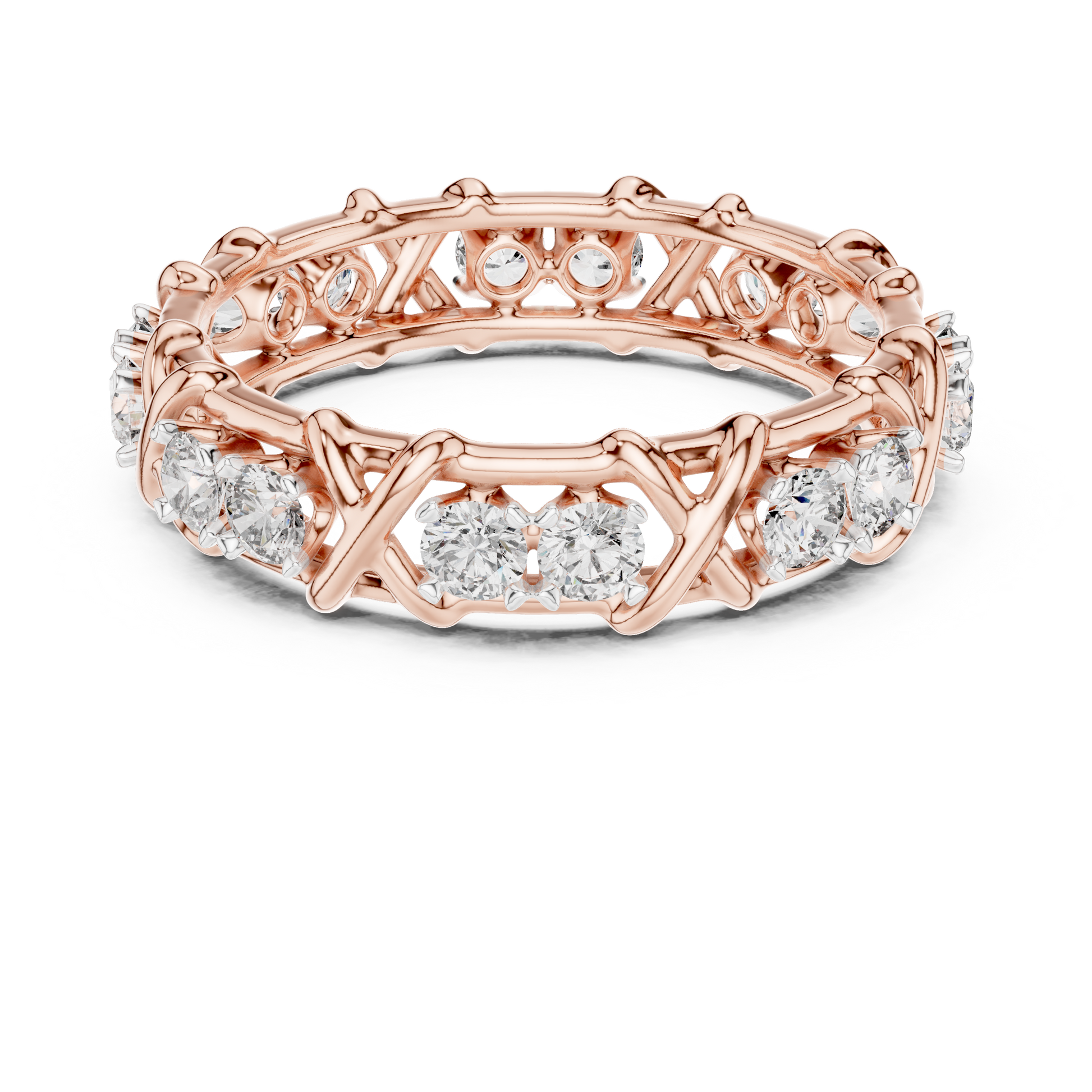 Mixed Shape Lab Grown Diamond Eternity Ring