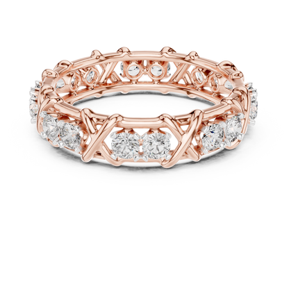 Mixed Shape Lab Grown Diamond Eternity Ring
