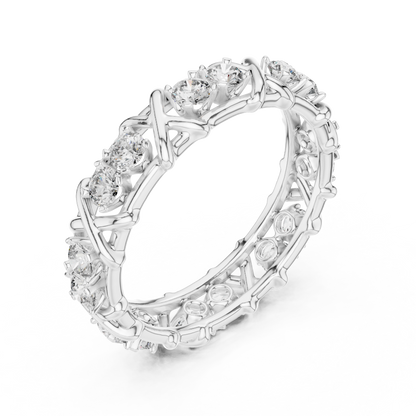 Mixed Shape Lab Grown Diamond Eternity Ring