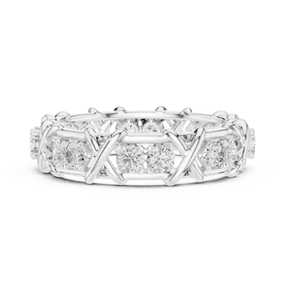 Mixed Shape Lab Grown Diamond Eternity Ring