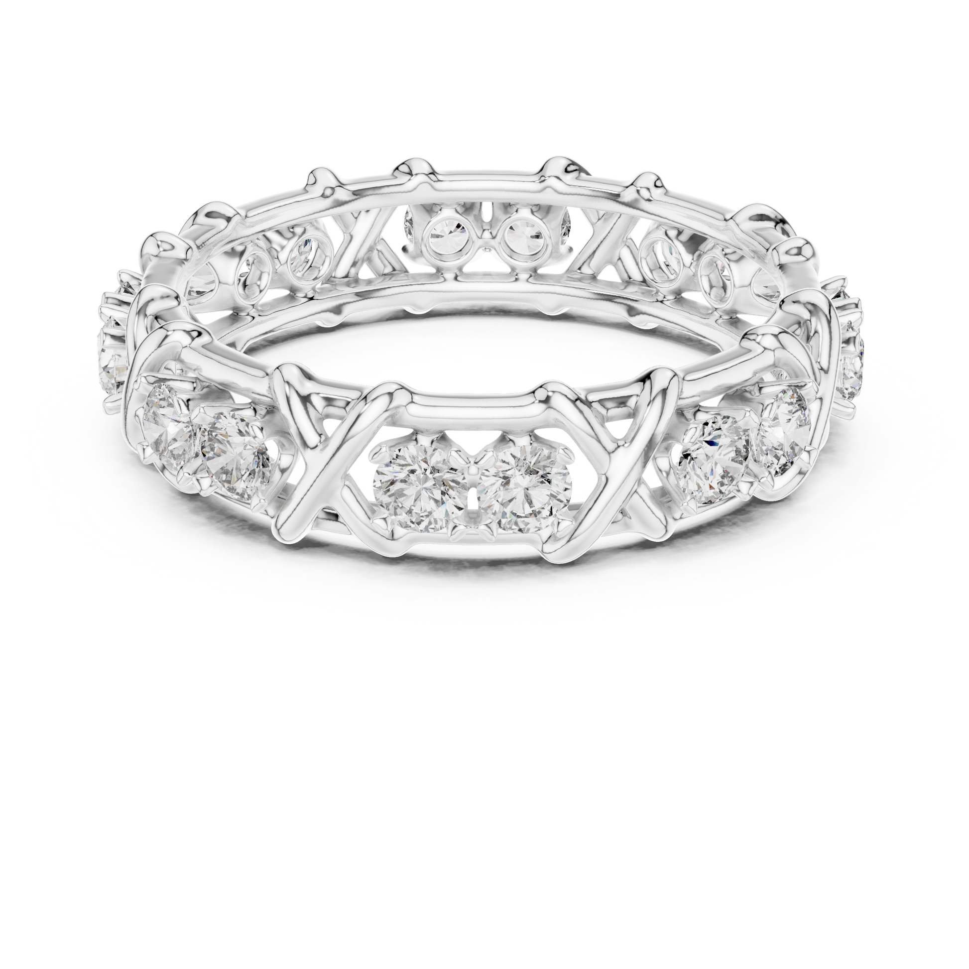 Mixed Shape Lab Grown Diamond Eternity Ring