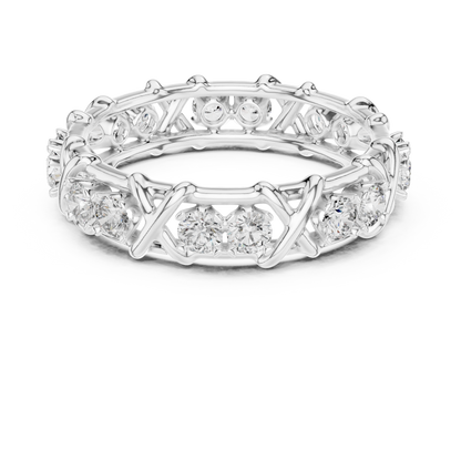 Mixed Shape Lab Grown Diamond Eternity Ring