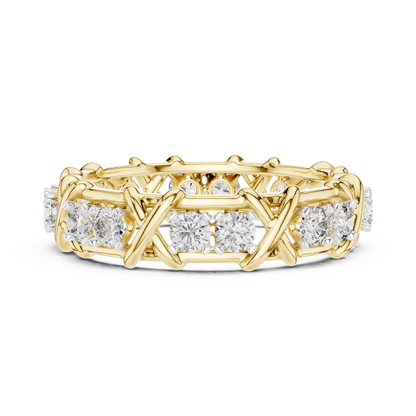 Mixed Shape Lab Grown Diamond Eternity Ring