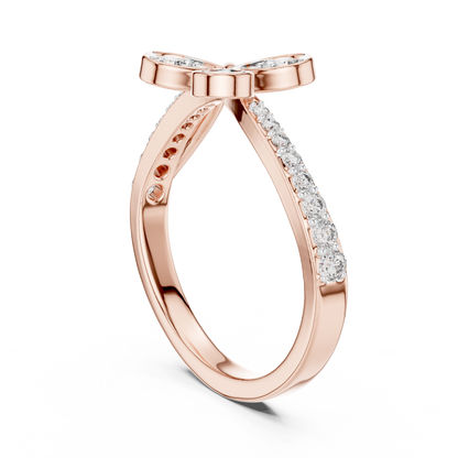 Round Halo Lab Grown Diamond Ring