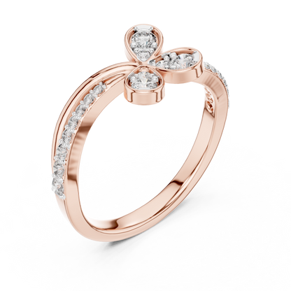 Round Halo Lab Grown Diamond Ring