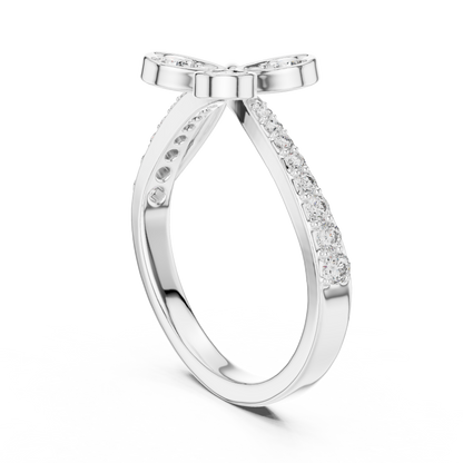 Round Halo Lab Grown Diamond Ring