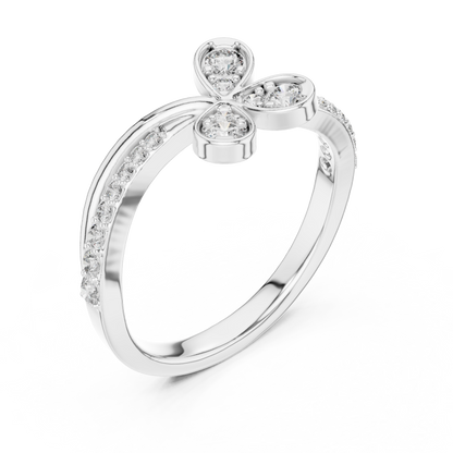 Round Halo Lab Grown Diamond Ring