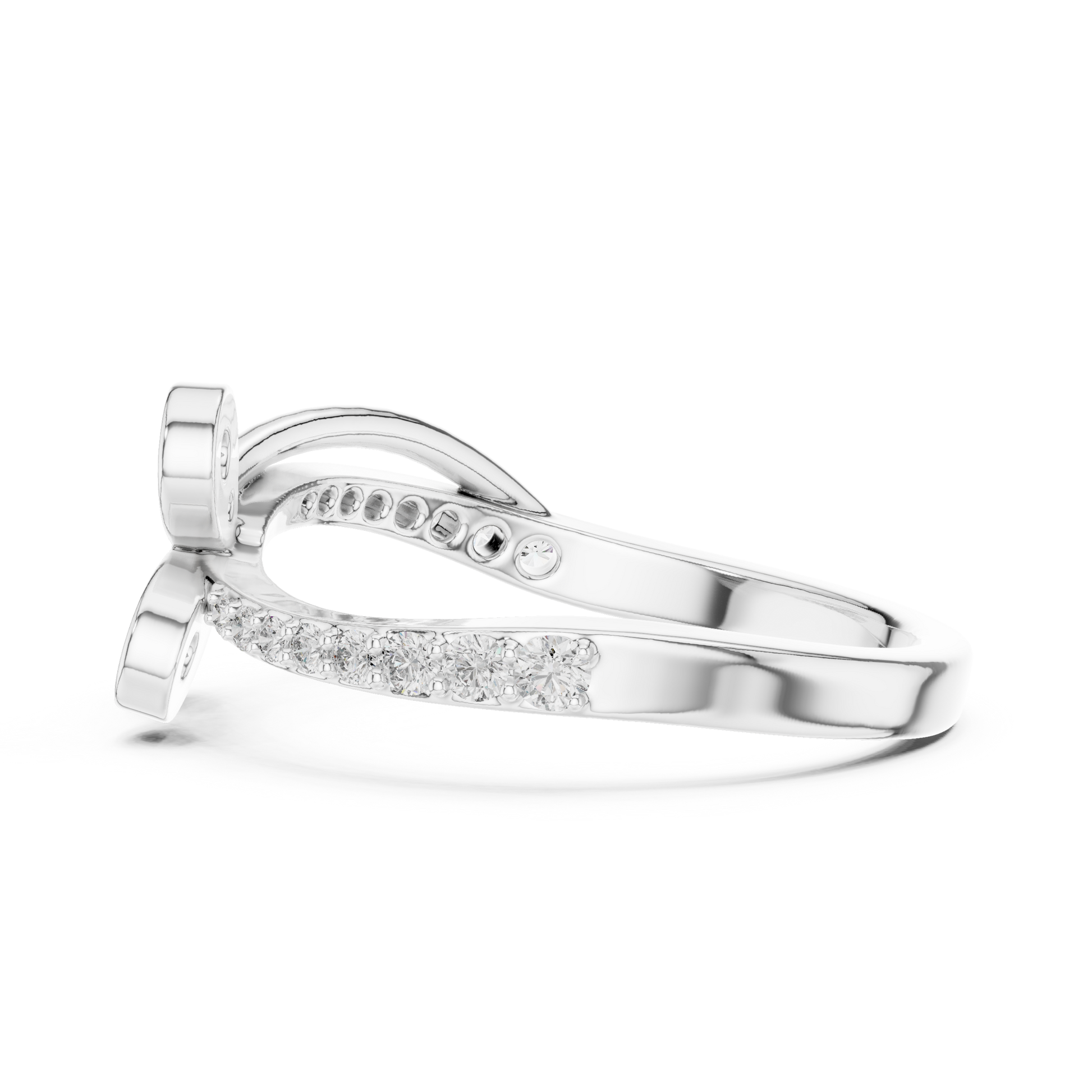 Round Halo Lab Grown Diamond Ring