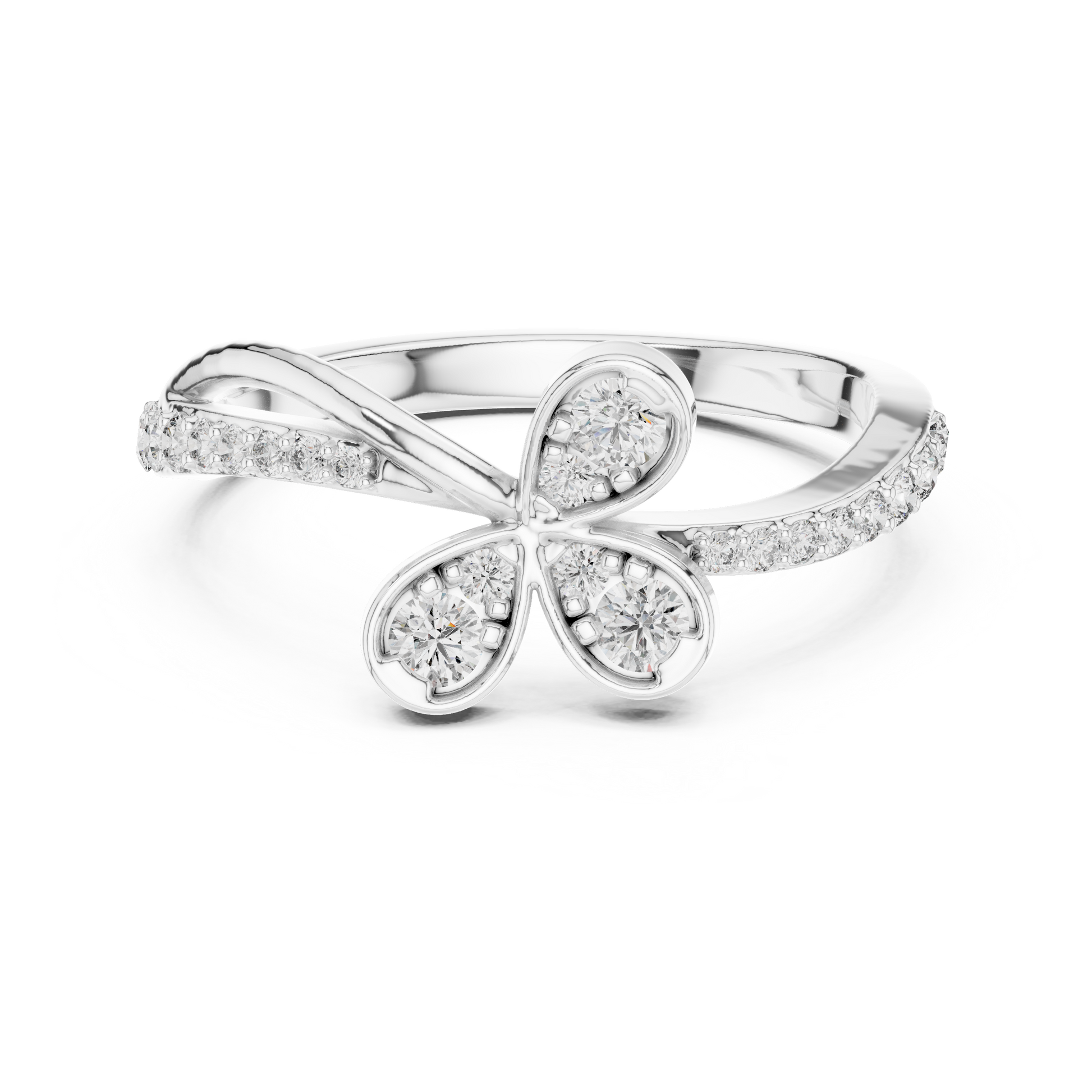 Round Halo Lab Grown Diamond Ring