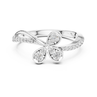 Round Halo Lab Grown Diamond Ring