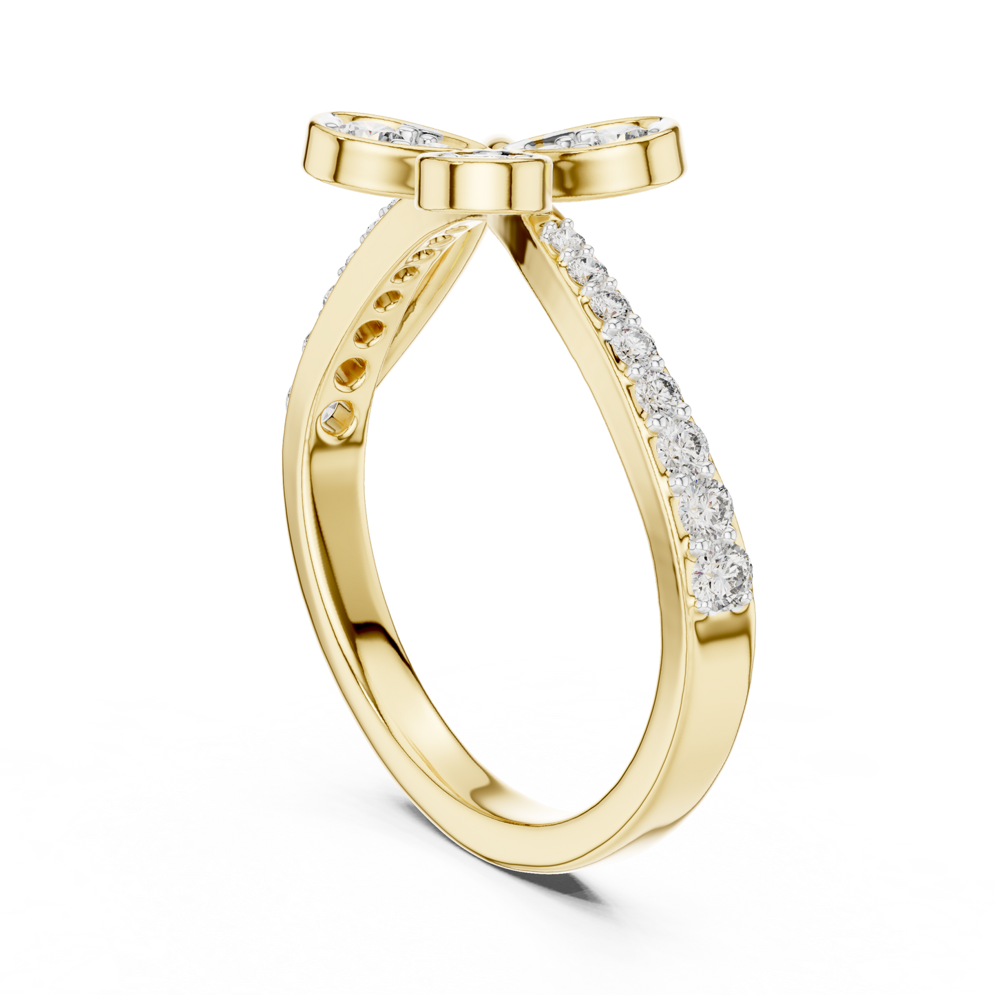 Round Halo Lab Grown Diamond Ring