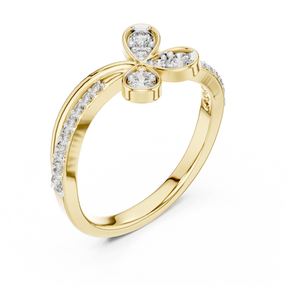 Round Halo Lab Grown Diamond Ring