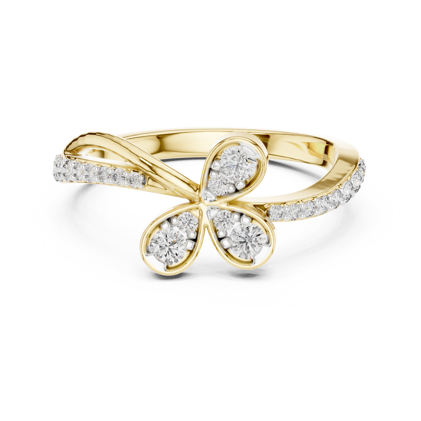 Round Halo Lab Grown Diamond Ring