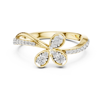 Round Halo Lab Grown Diamond Ring