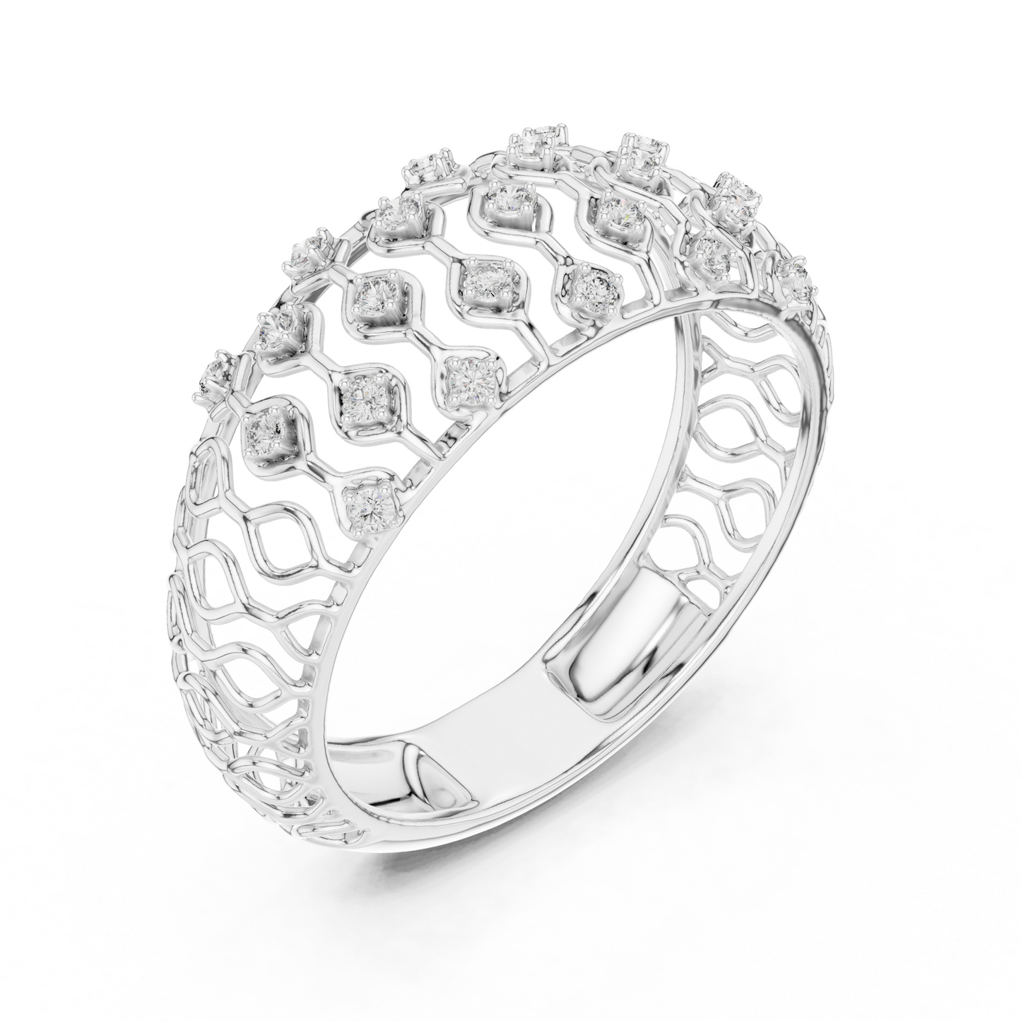 Round Eternity Lab Grown Diamond Ring