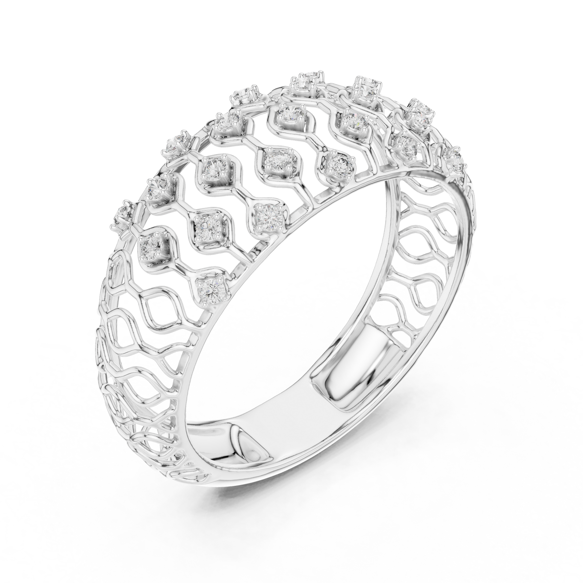 Round Eternity Lab Grown Diamond Ring