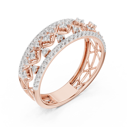 Mixed Shape Lab Grown Diamond Halo Ring