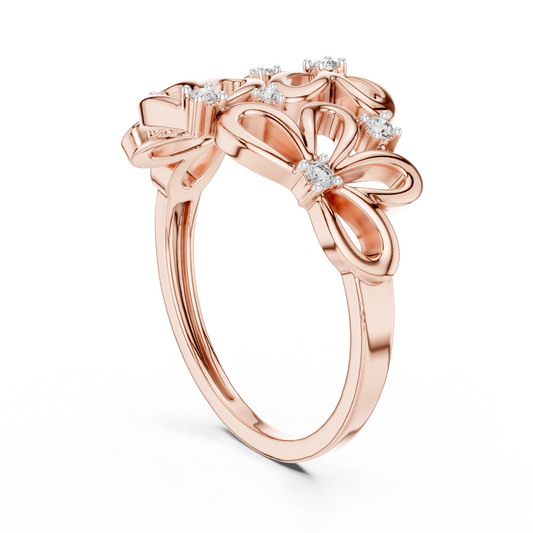 Mixed Shape Lab Grown Diamond Halo Ring