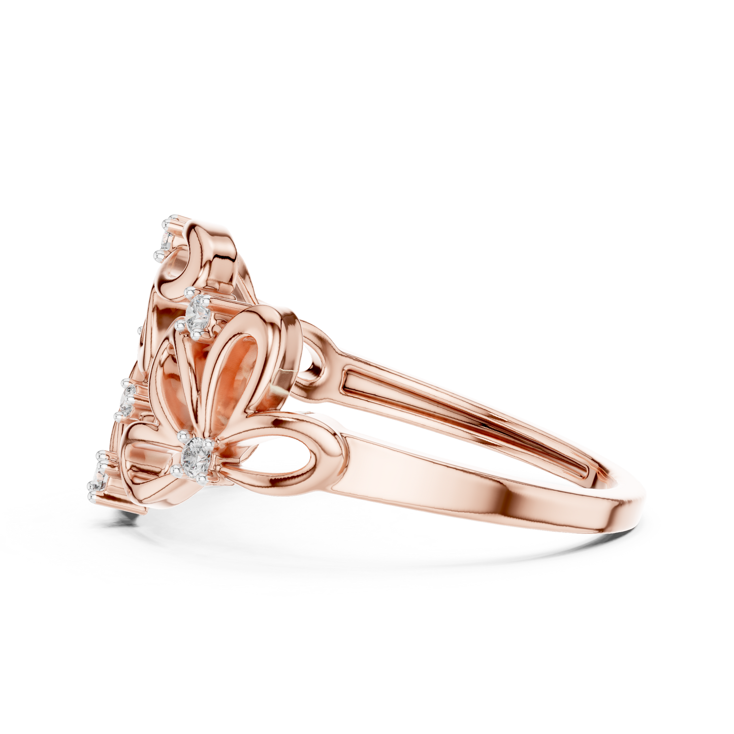 Mixed Shape Lab Grown Diamond Halo Ring