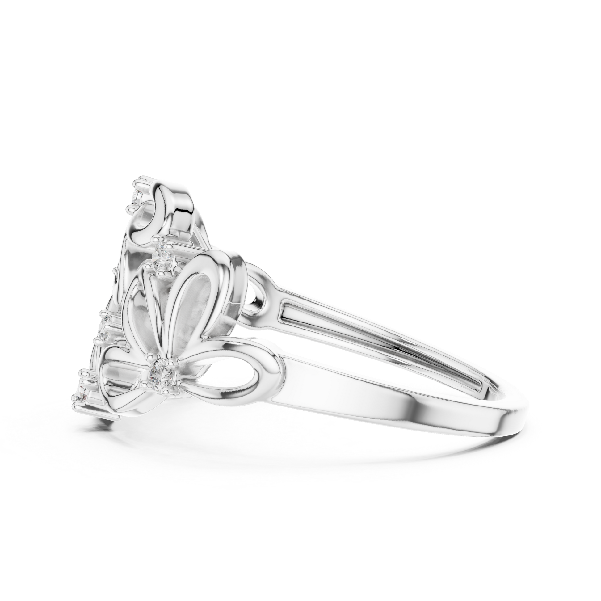 Mixed Shape Lab Grown Diamond Halo Ring