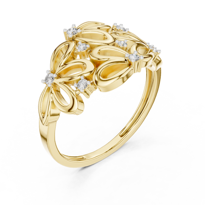 Mixed Shape Lab Grown Diamond Halo Ring