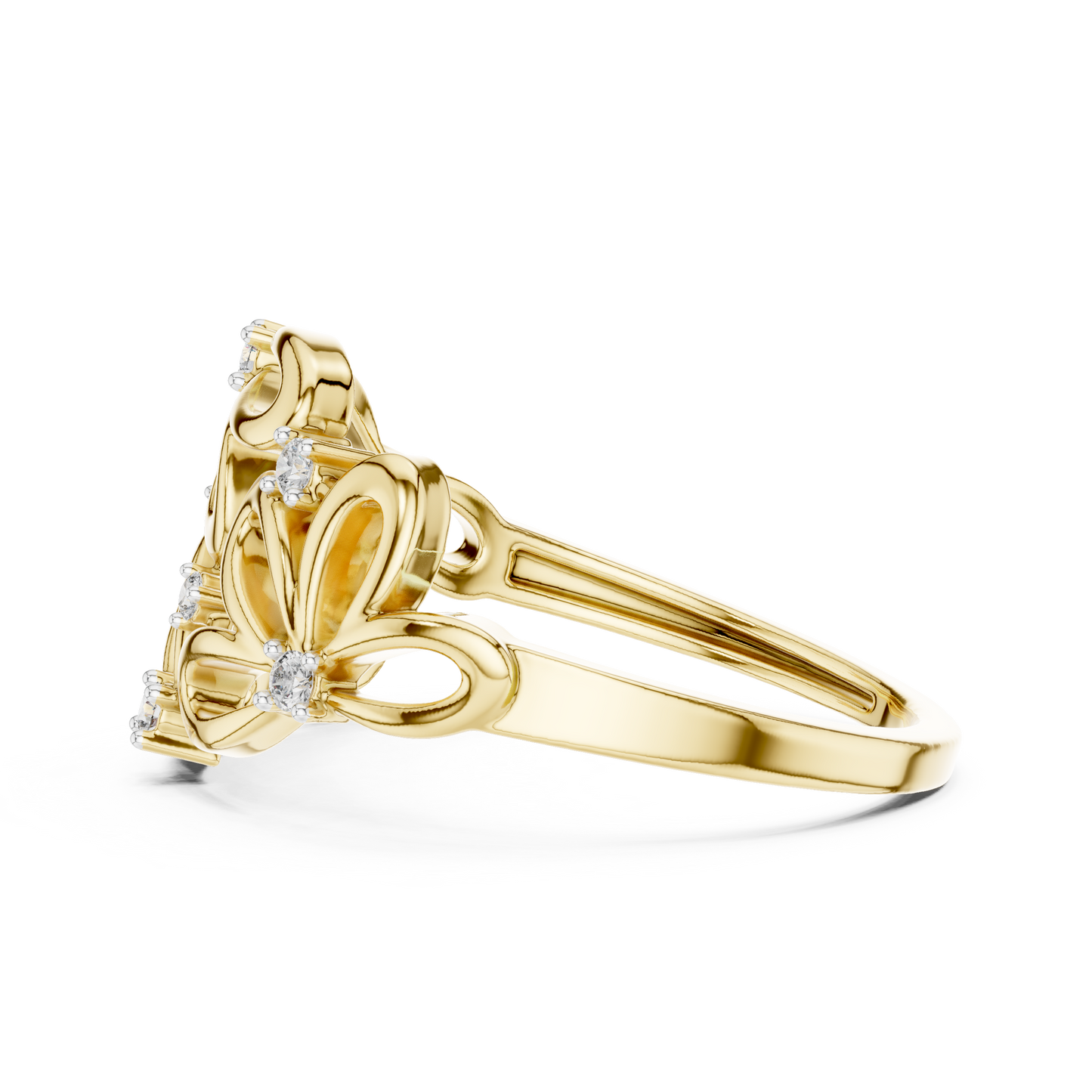 Mixed Shape Lab Grown Diamond Halo Ring