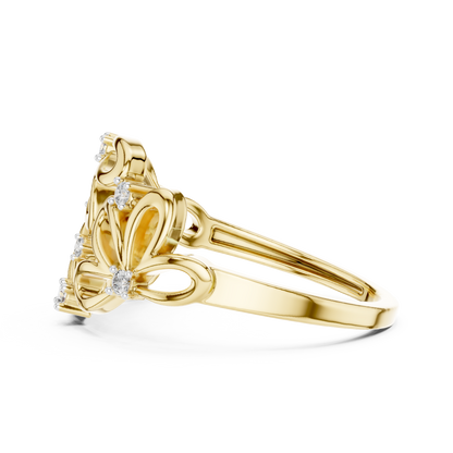 Mixed Shape Lab Grown Diamond Halo Ring