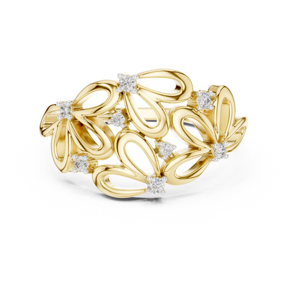 Mixed Shape Lab Grown Diamond Halo Ring