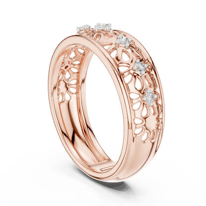 Round Halo Lab Grown Diamond Ring