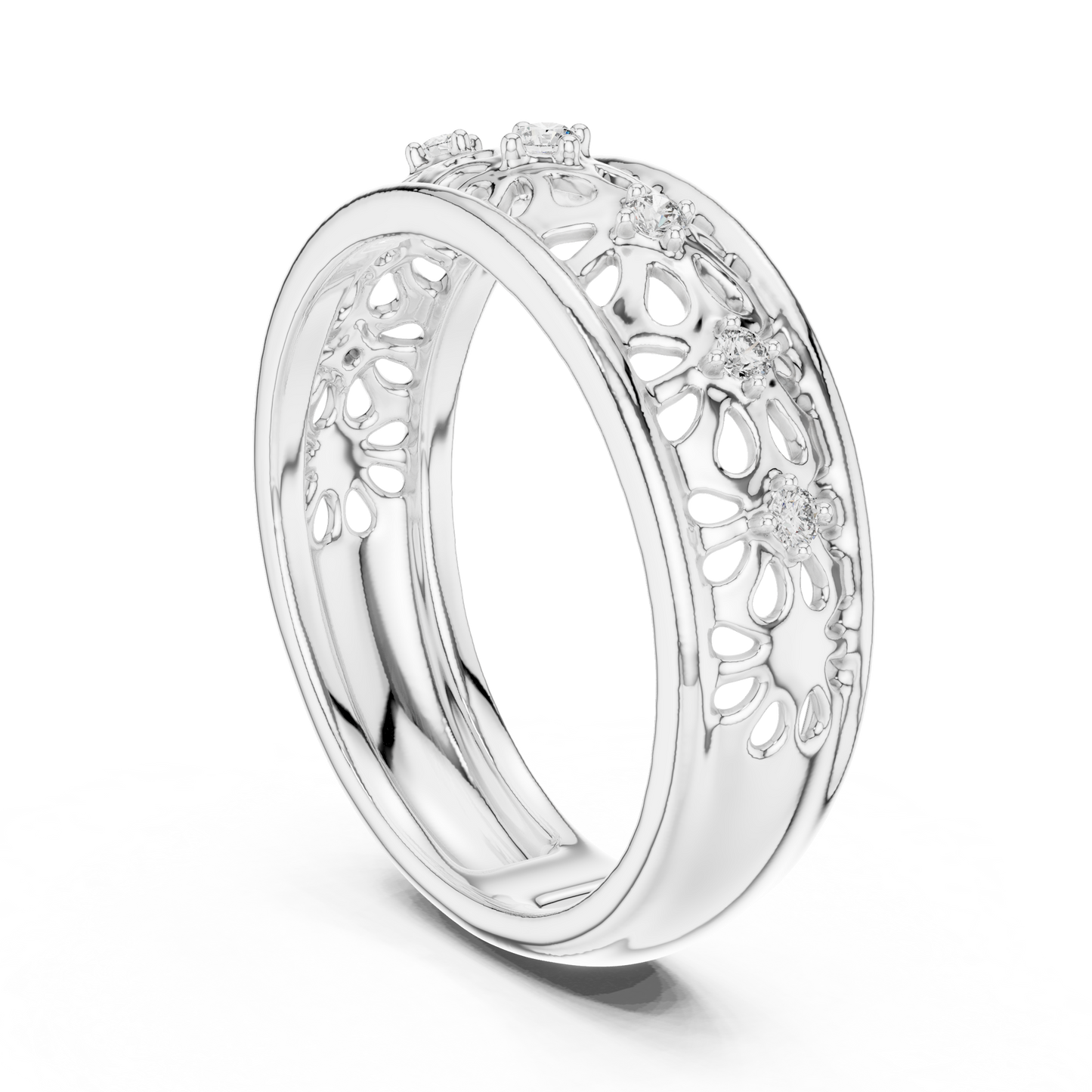 Round Halo Lab Grown Diamond Ring