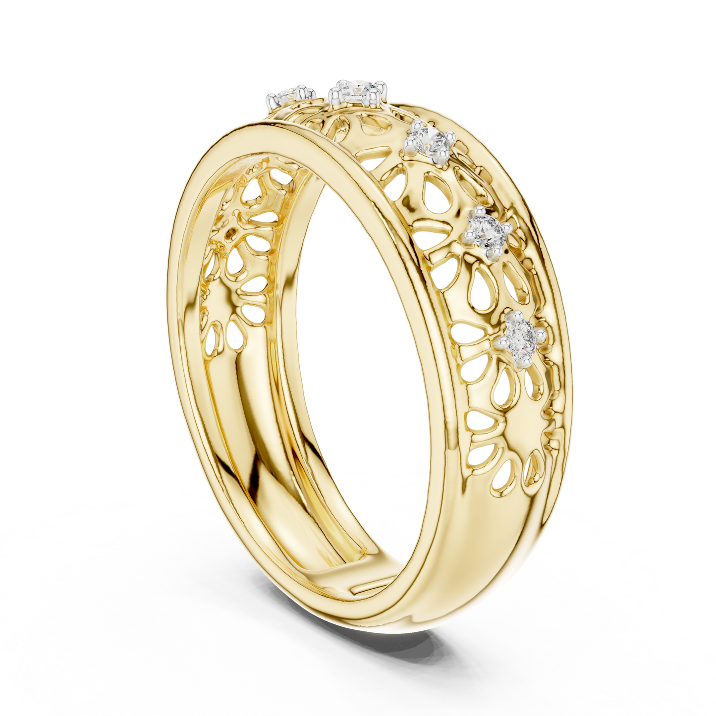 Round Halo Lab Grown Diamond Ring