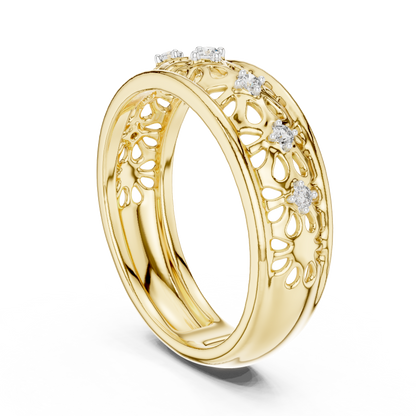 Round Halo Lab Grown Diamond Ring