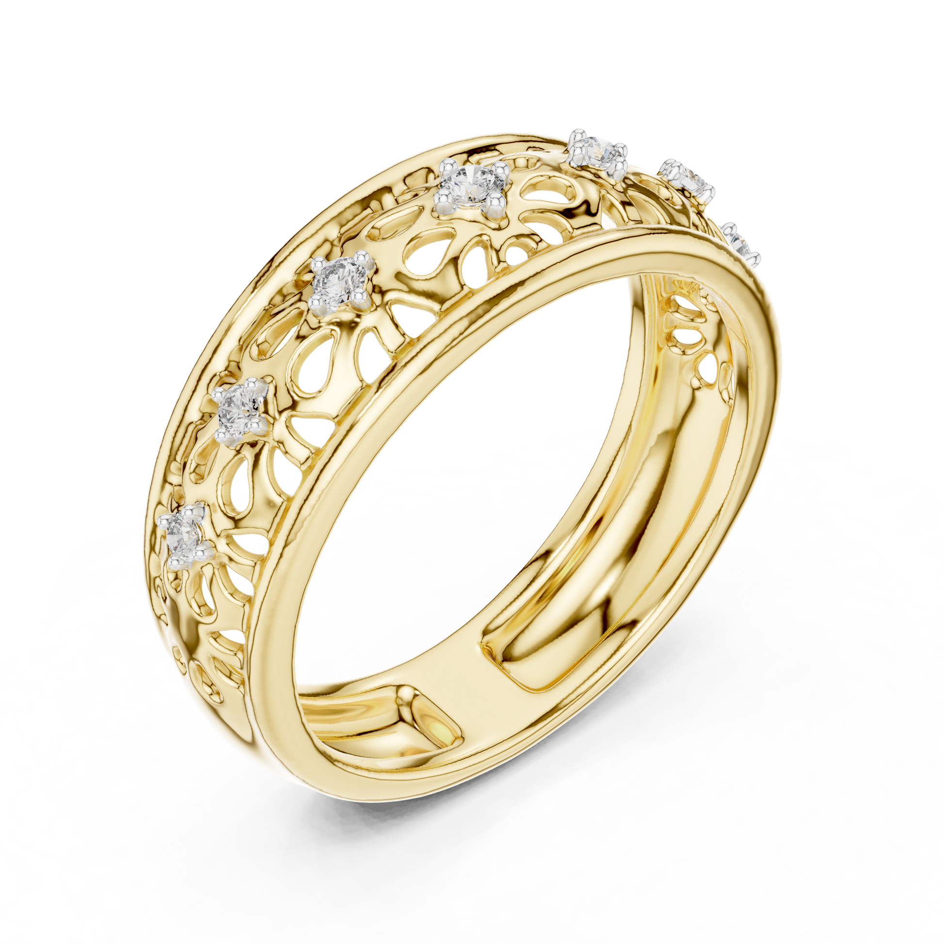 Round Halo Lab Grown Diamond Ring