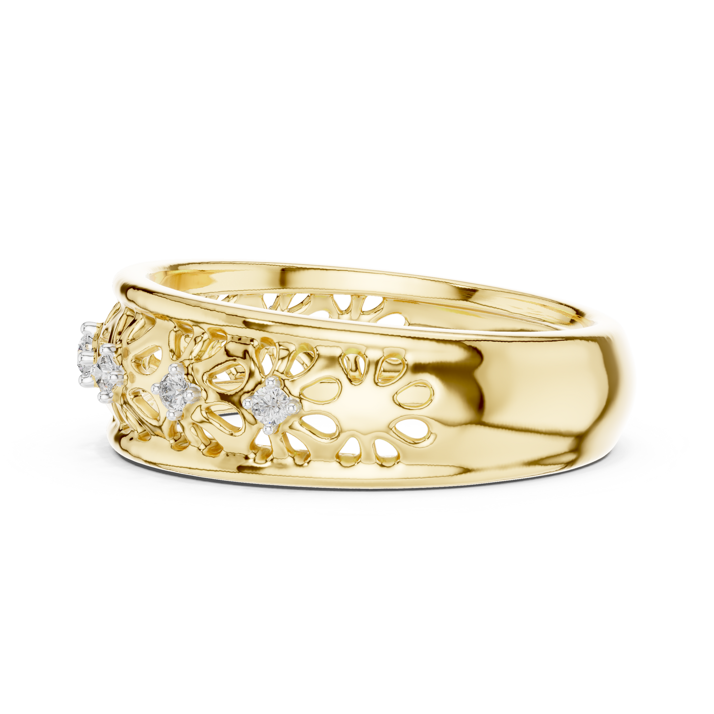 Round Halo Lab Grown Diamond Ring