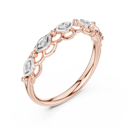 Mixed Shape Lab Grown Diamond Side Stone Ring