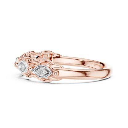Mixed Shape Lab Grown Diamond Side Stone Ring